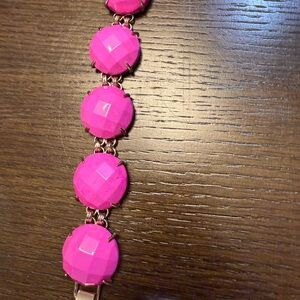Kendra Scott Hot Pink Faceted Bracelet